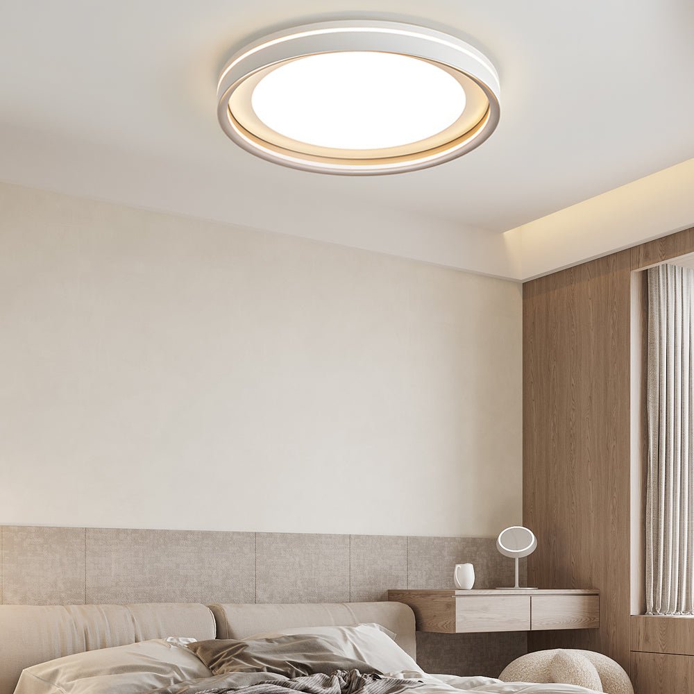 15''/19'' Layered Rings LED Ceiling Lights - 3 Step Dimming, Modern Design, Energy Efficient Lighting