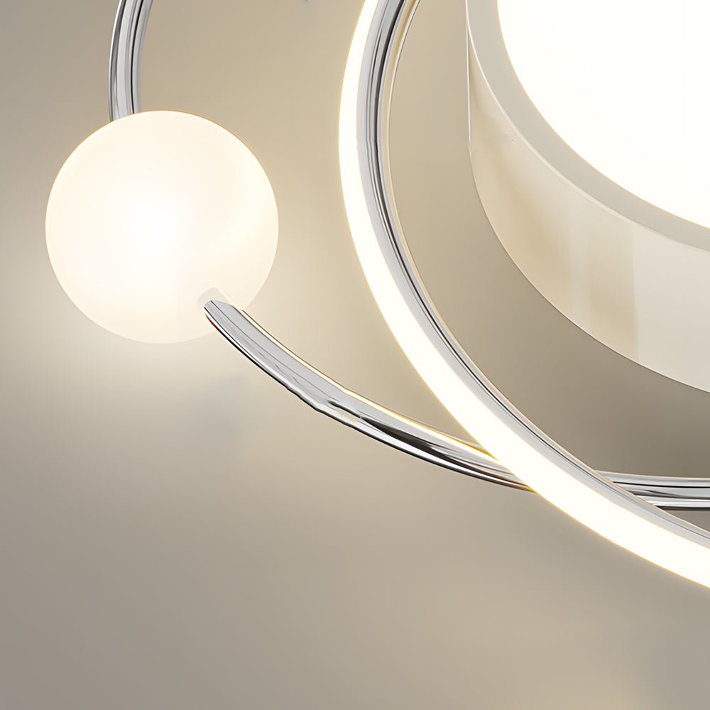 20'' 3-Step Dimming Nordic LED Ceiling Light with Remote Control