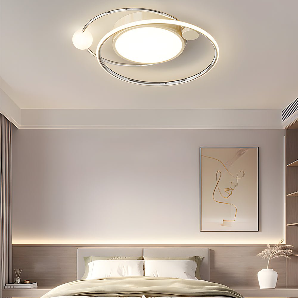 20'' 3-Step Dimming Nordic LED Ceiling Light with Remote Control