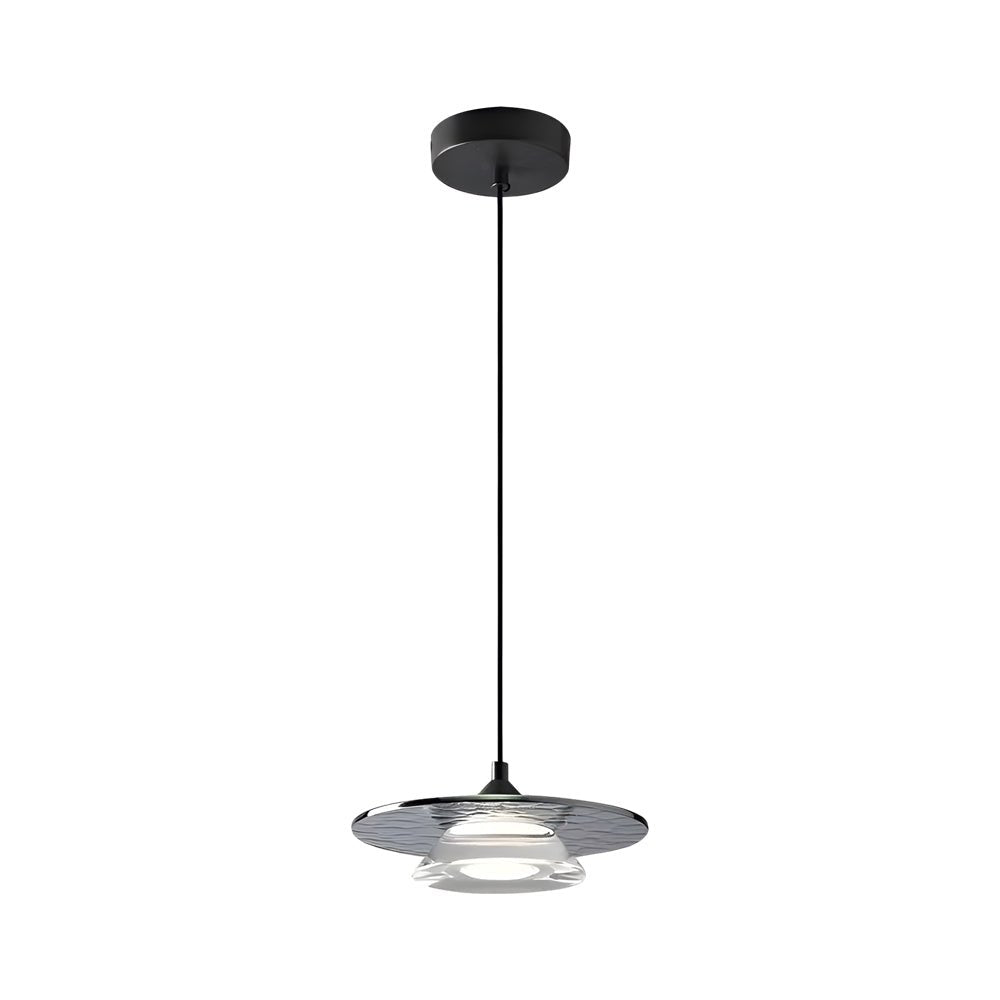 Dia 7'' LED 3 Step Dimming Glass Pendant Light for Italian Kitchen