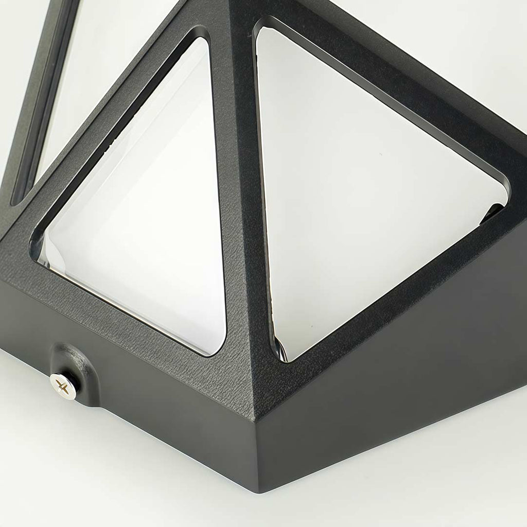 Diamond Shape LED Waterproof Outdoor Wall Light Modern Porch Fixture