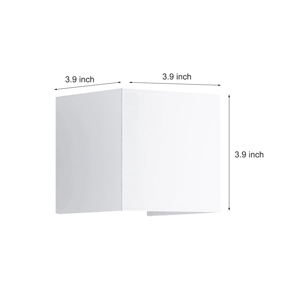 Modern Square Up Down Waterproof Wall Sconce Light