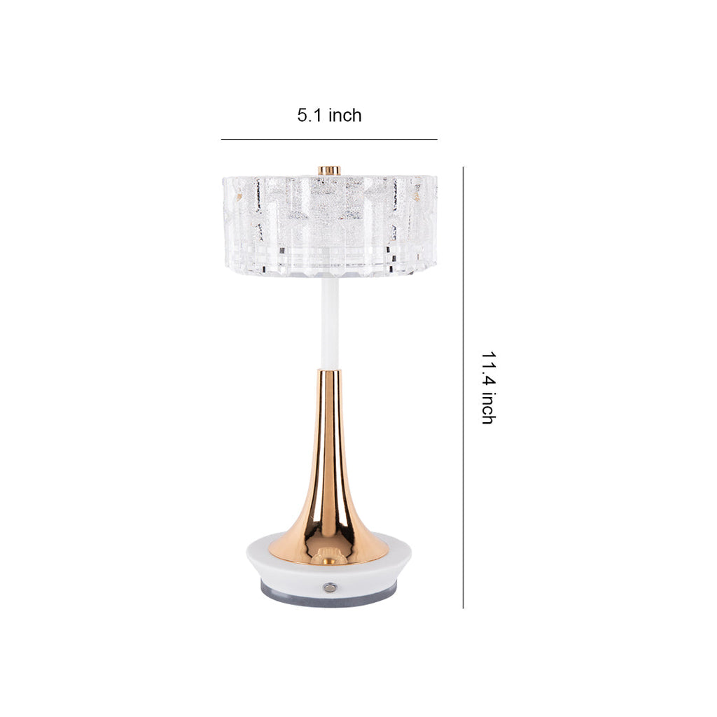Portable Mushroom Table Lamp - Cordless INS Style Atmosphere Light