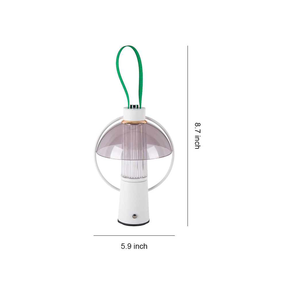 Circle Table Lamp - Iron Body with Acrylic Shade Decorative Light for Modern Home Decor