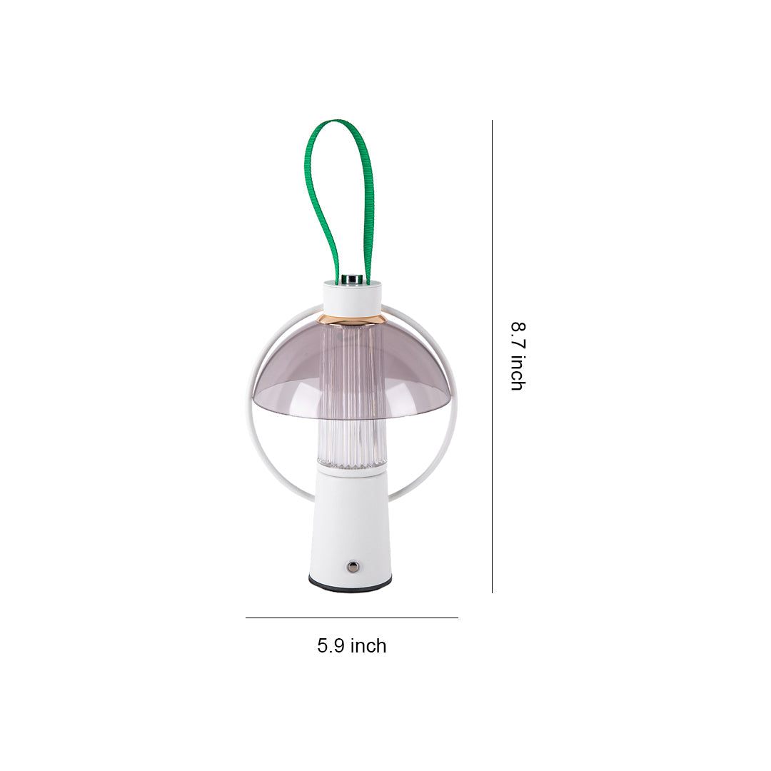 Circle Table Lamp - Iron Body with Acrylic Shade Decorative Light for Modern Home Decor