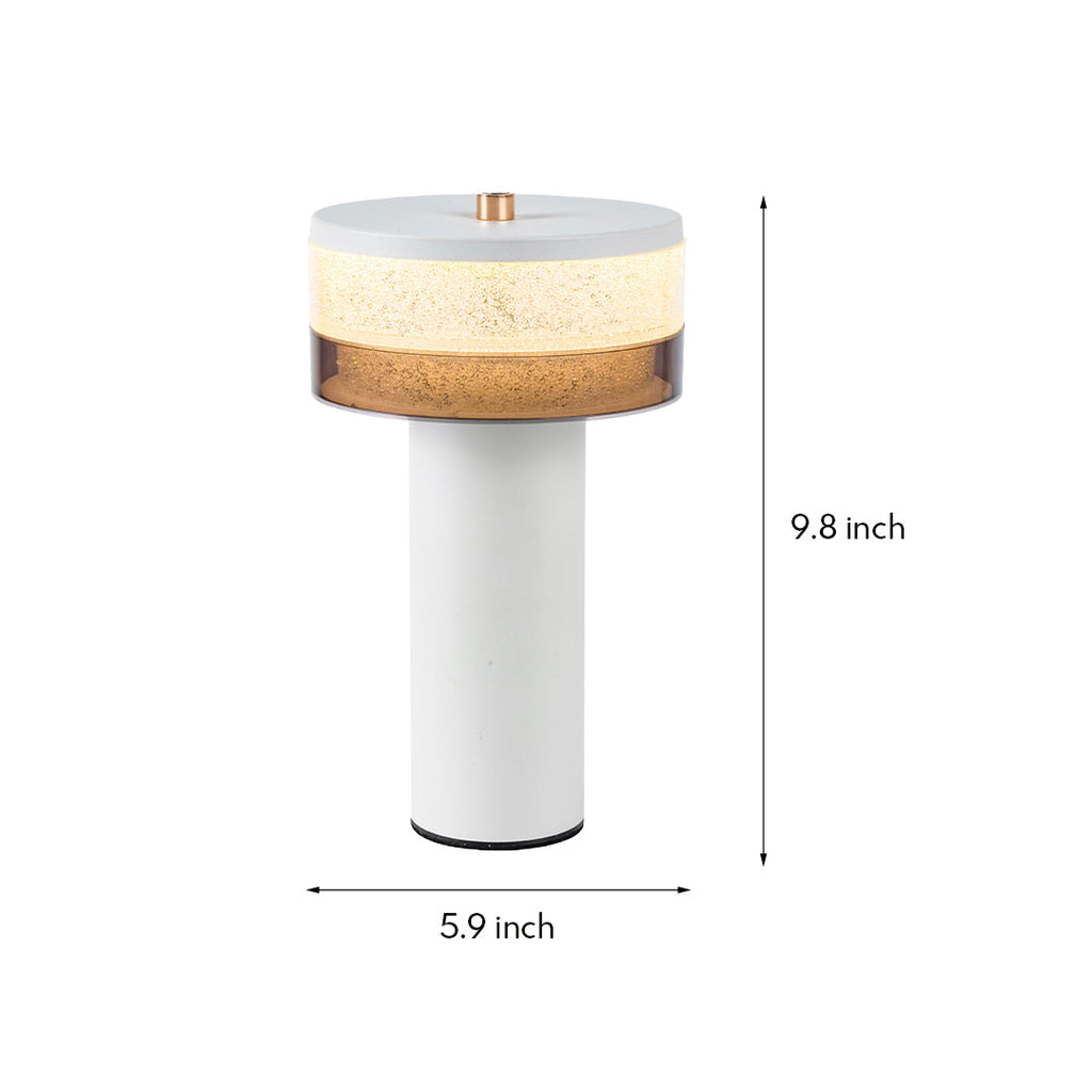 Cylindrical Nordic Iron Table Lamp - Sleek Decorative Light