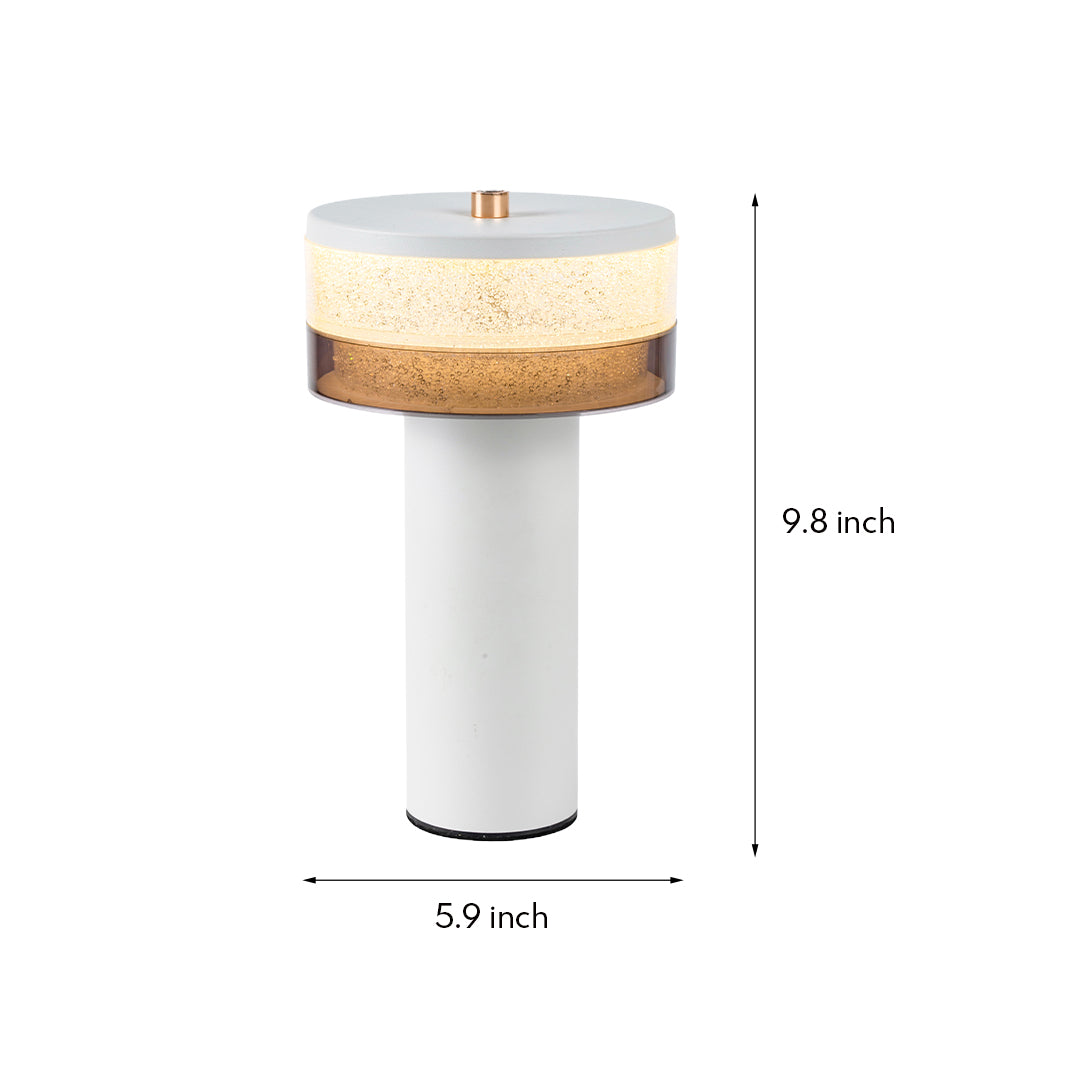 Cylindrical Nordic Iron Table Lamp - Sleek Decorative Light