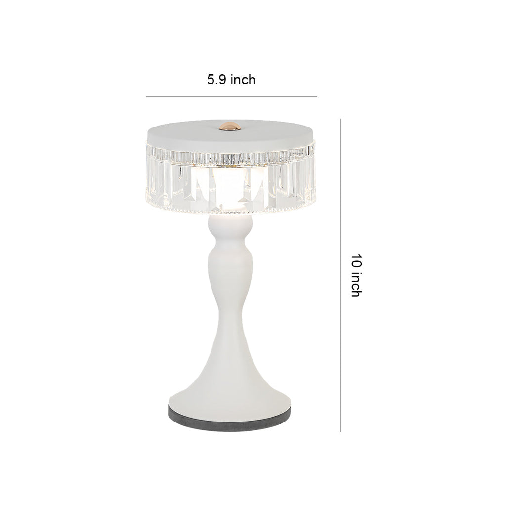 Forged Iron Nordic Minimalist Table Lamp – Acrylic Decorative Light for Modern Homes