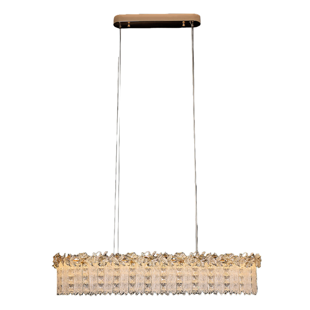 Gold Chandelier Crystal Minimalist Ceiling Light