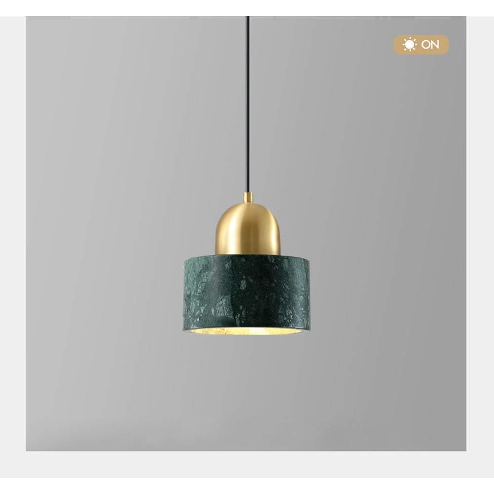 Modern Metal Marble Mini Pendant Light fixture Artistic Home Lighting