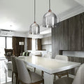 Double Glass Pendant Light - Creative Wood Brown Nordic Fixture