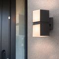 Modern Waterproof LED Double Head Wall Light Design