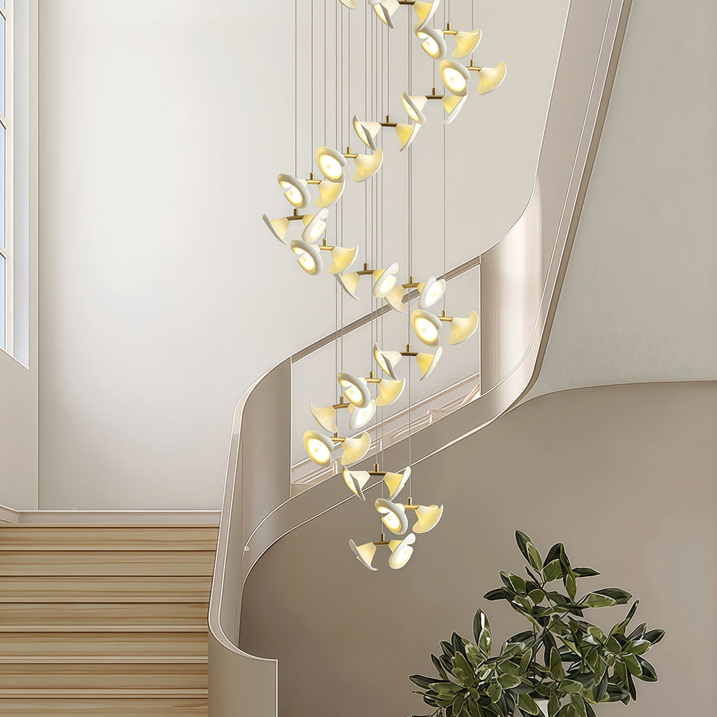Ceramic Tulip Flower Luxury Chandelier Light