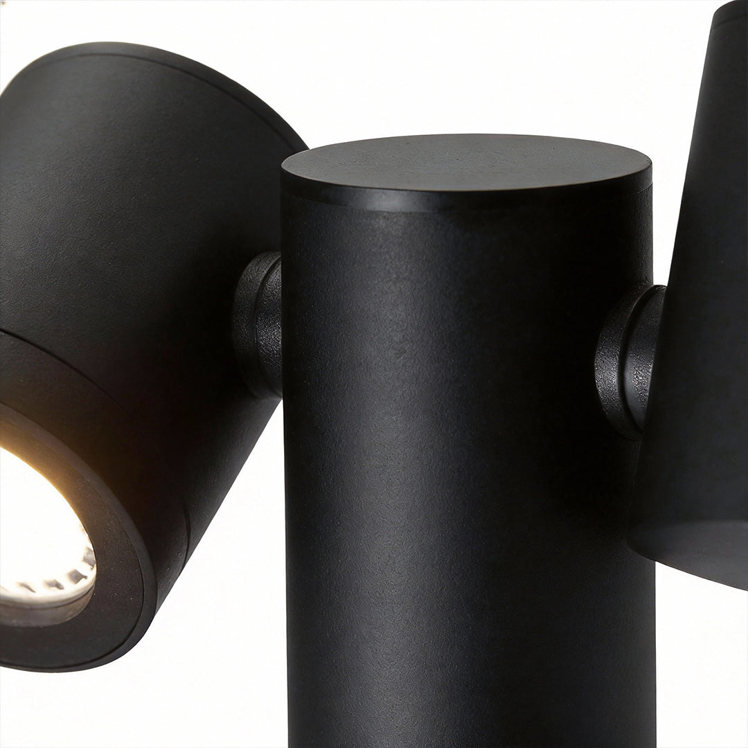 Double Rotatable Light Bollard - Outdoor Lawn Lighting Solution