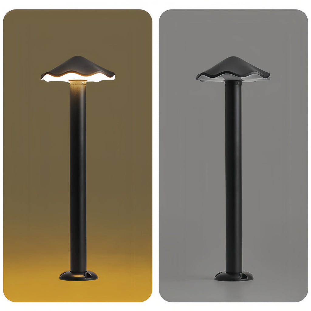 Metal Pathway Lights - Industrial Umbrella Shape Lawn Lighting