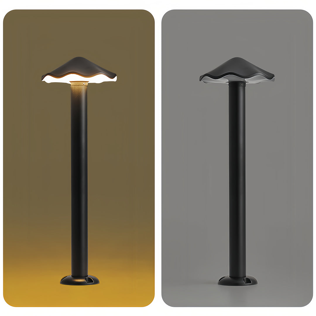Metal Pathway Lights - Industrial Umbrella Shape Lawn Lighting
