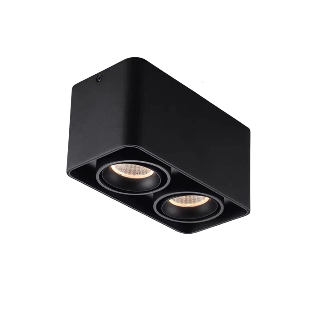 Square LED Ceiling Grid Light - Surface Mounted Spot Light for Home & Office