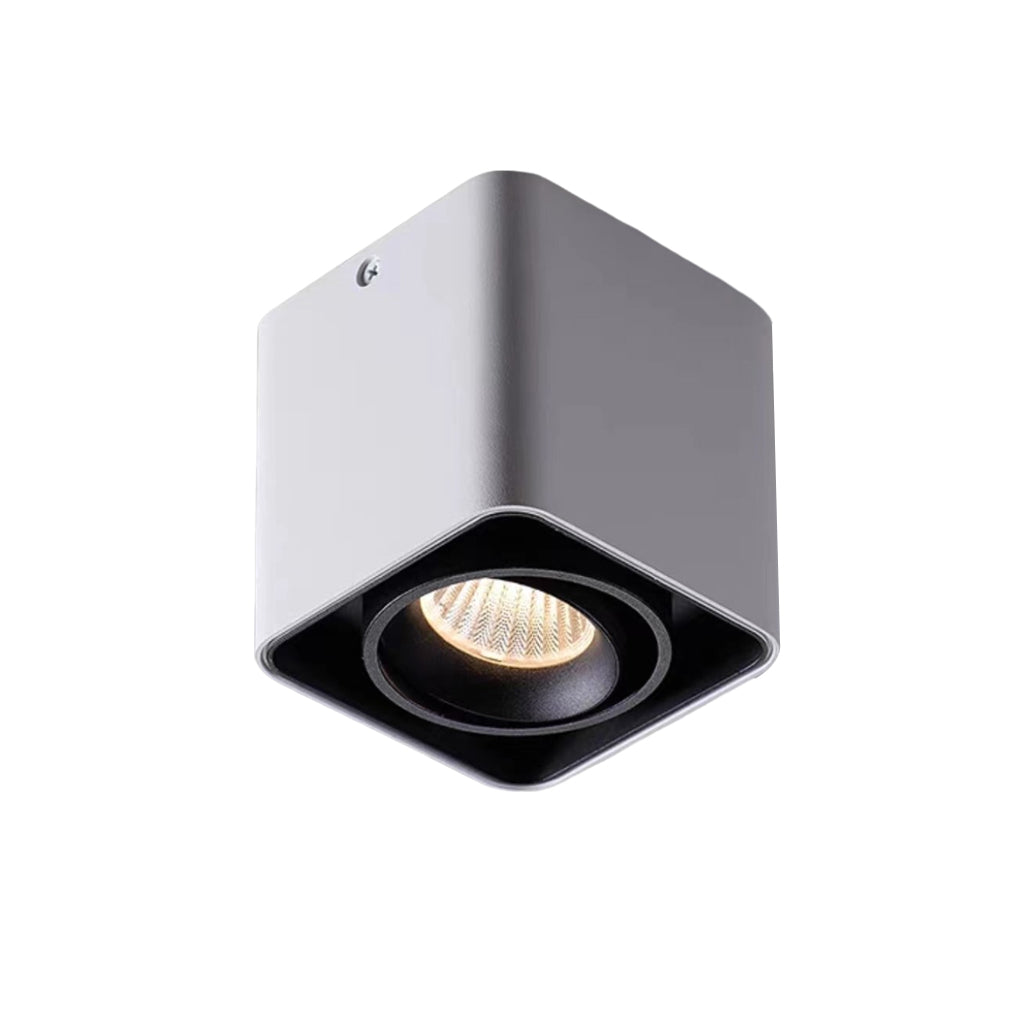 Square LED Ceiling Grid Light - Surface Mounted Spot Light for Home & Office