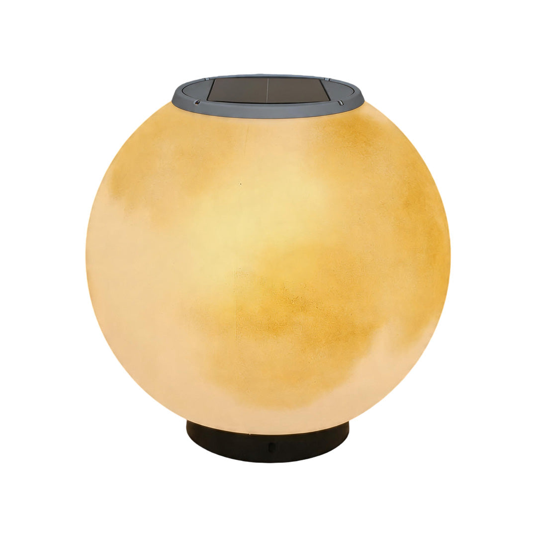 Moon Pillar Lights Waterproof LED Resin Lamp - Modern Decorative Lighting for Home & Garden