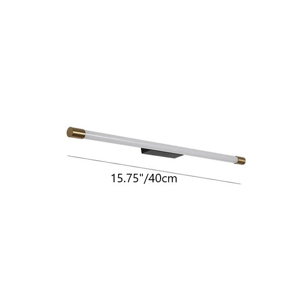 Modern Minimalist LED Wall Sconce - Thin Tube Aluminum Lamp for Living Room