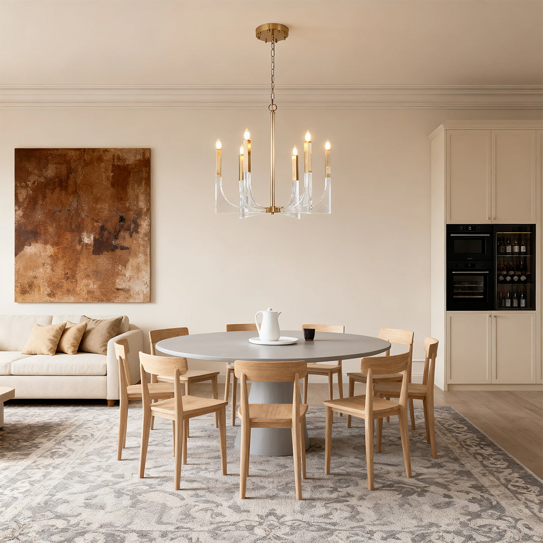 Acrylic Chandelier Elegant Minimalist Ceiling Light