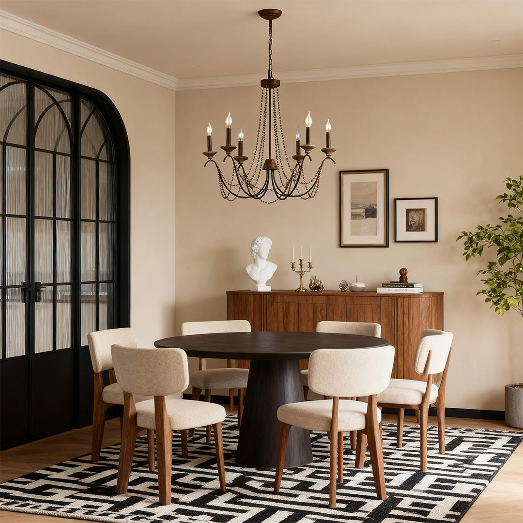 French Chandelier Candelabra Classic Ceiling Light