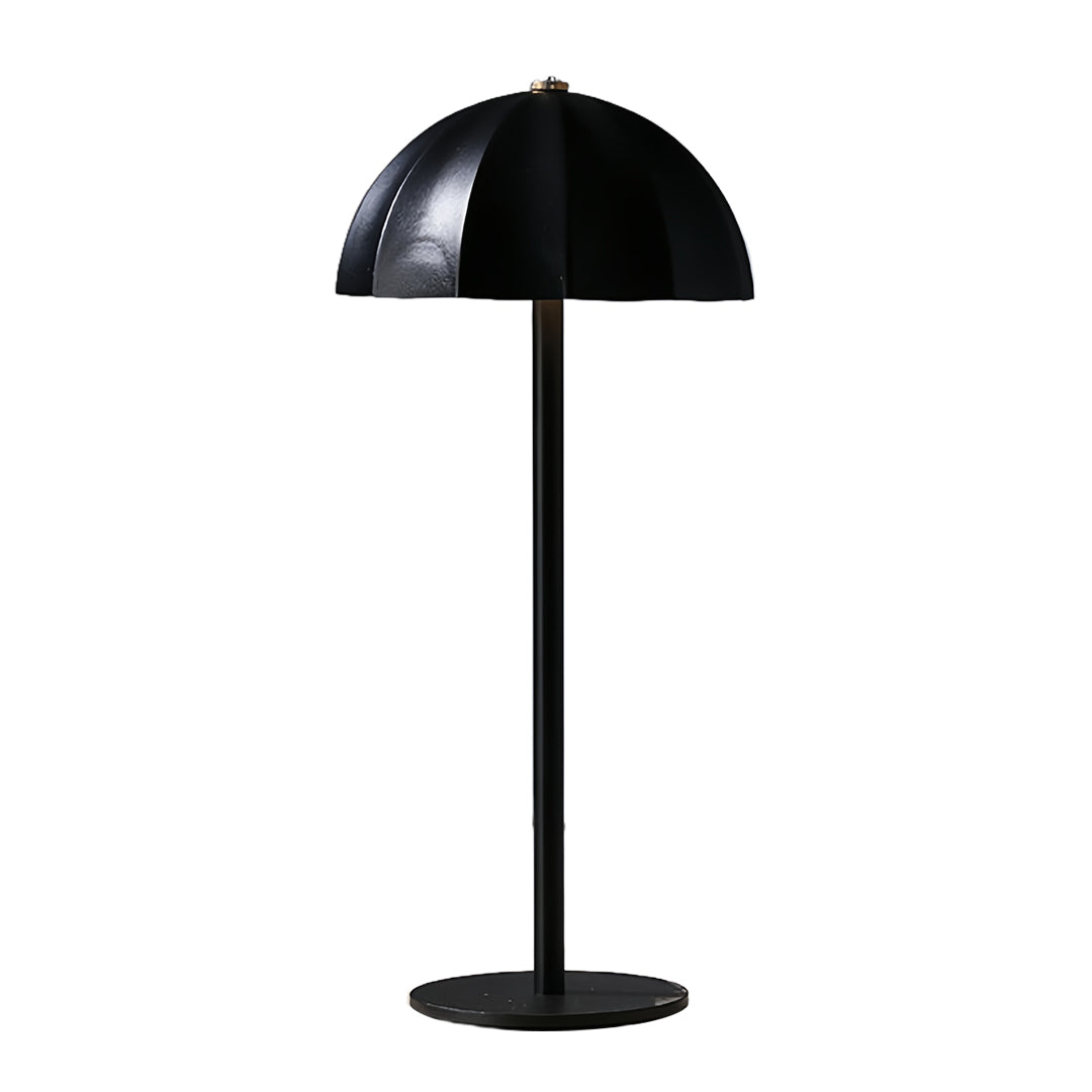 Minimalist Mushroom Cordless Metal Table Lamp - Rechargeable Iron Light