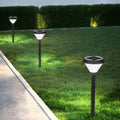 Elegant Black Solar LED Pathway Lights - 27.6 Inch Water Ripple Design

Illuminate your outdoor space with these stylish black solar LED pathway lights. Standing at 27.6 inches tall, they feature a stunning water ripple design that adds a touch of eleganc