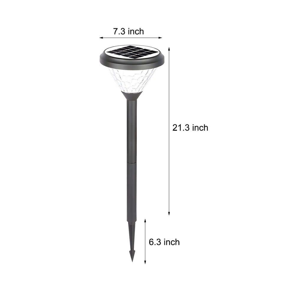 Elegant Black Solar LED Pathway Lights - 27.6 Inch Water Ripple Design

Illuminate your outdoor space with these stylish black solar LED pathway lights. Standing at 27.6 inches tall, they feature a stunning water ripple design that adds a touch of eleganc