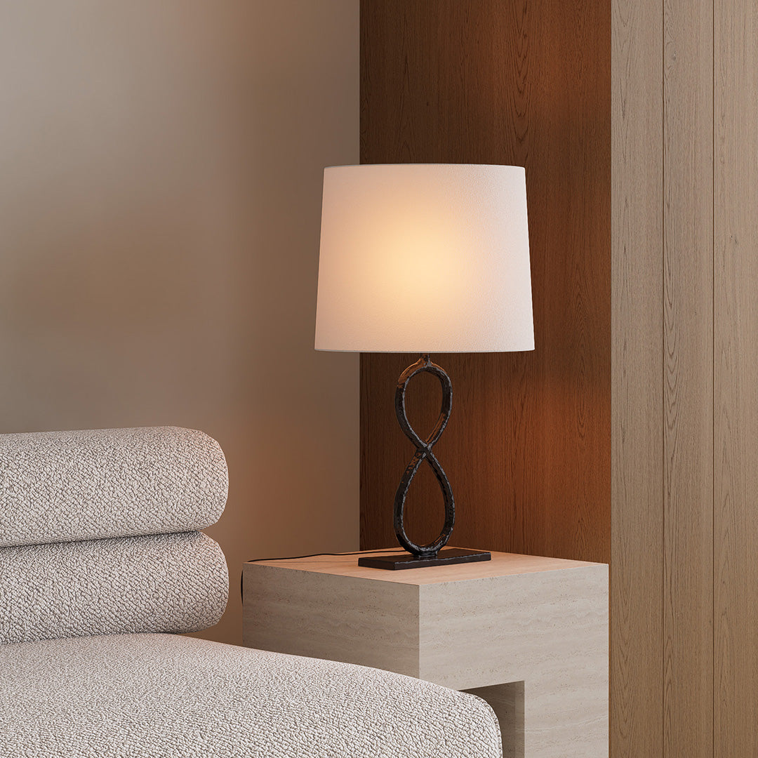 Bronze Metal Table Lamp - European Luxury Fabric Light

Enhance your home decor with this stunning bronze metal table lamp, featuring exquisite European luxury fabric. Perfect for living rooms, bedrooms, or office spaces, this elegant light fixture adds s