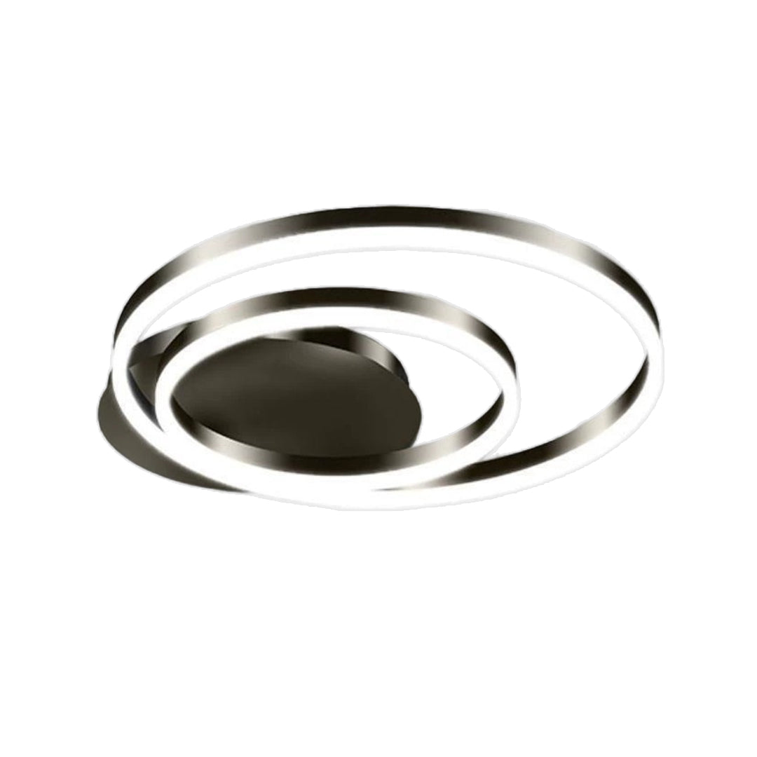 Nordic Circular Three-Color Ceiling Light - Flush Mount Lighting