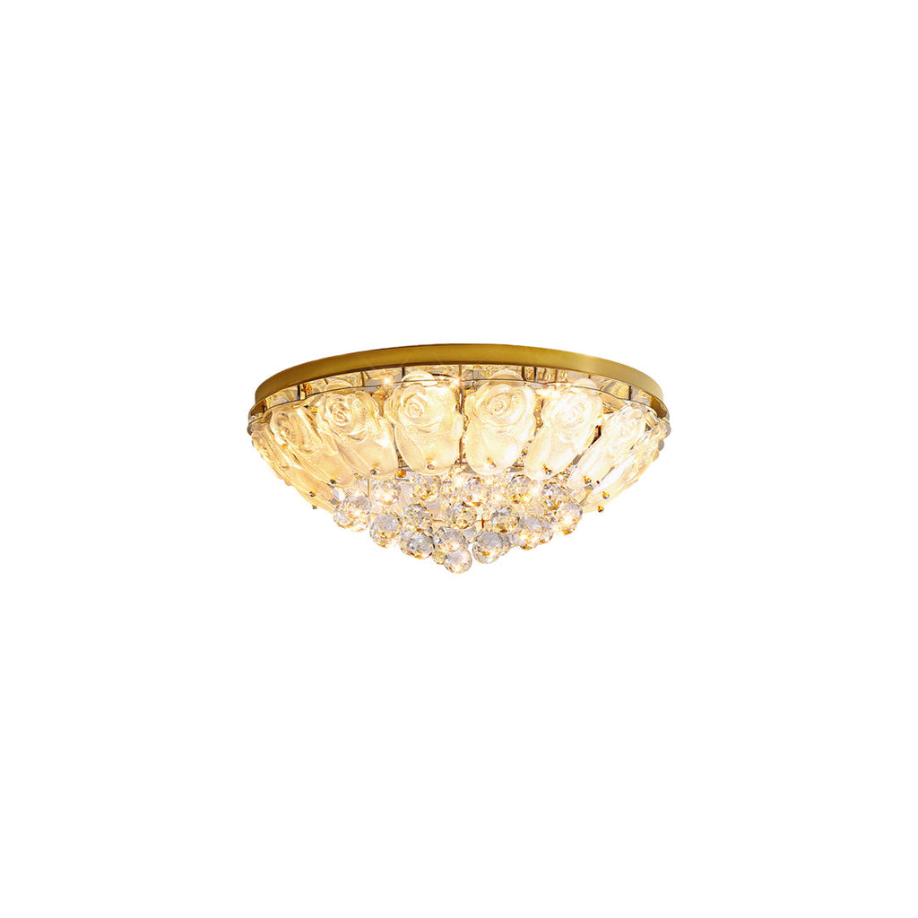 Crystal Ceiling Light Flush Mount French Luxury Lamp