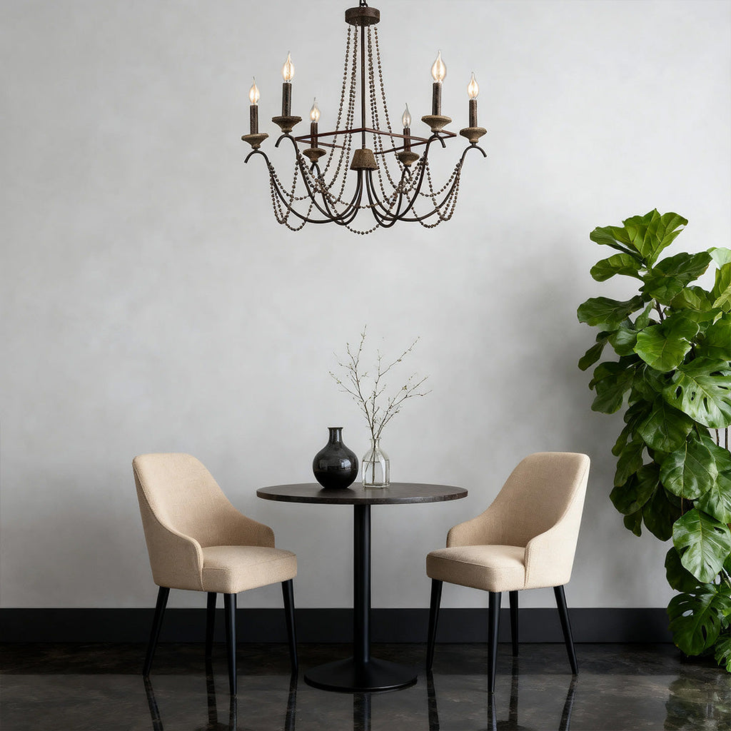 French Chandelier Candelabra Classic Ceiling Light