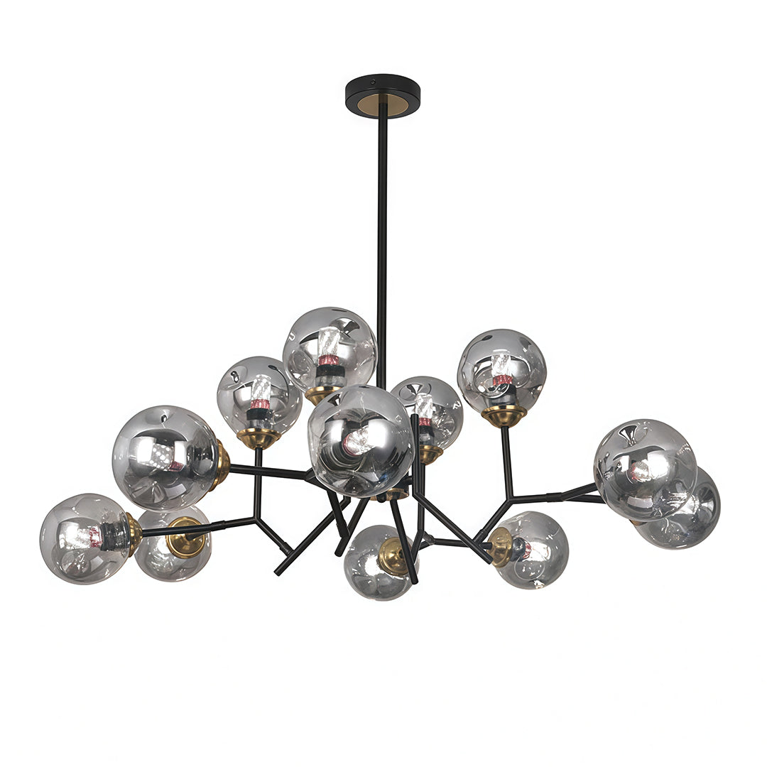 Glass Globe Chandeliers Nordic Luxury Retro Ceiling Light