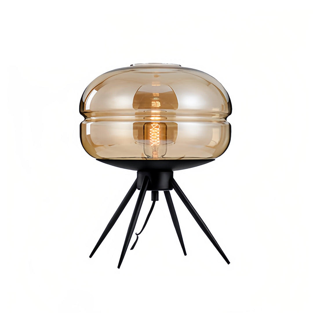 Modern Nordic Glass Accent Lamp - Four-Legged Small Table Light