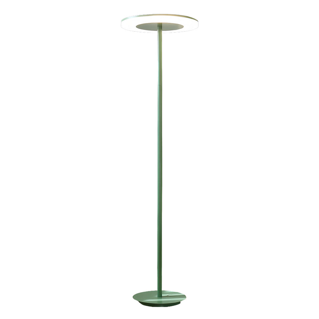 Colored Macaron Dimmable Floor Lamp - Modern Round Head Standing Light