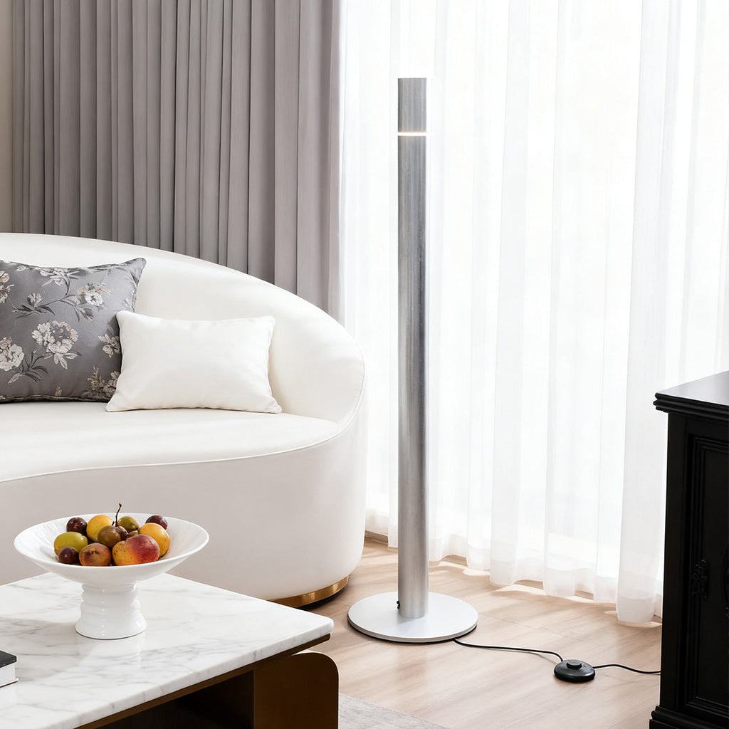 Elegant Minimalist Gray Italian Floor Lamp - Creative Design Lighting