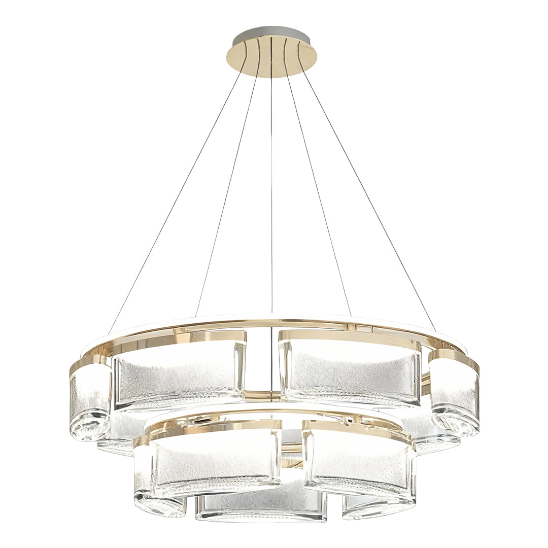 Luxury Modern Aluminum Chandelier Crystal Ceiling Lights