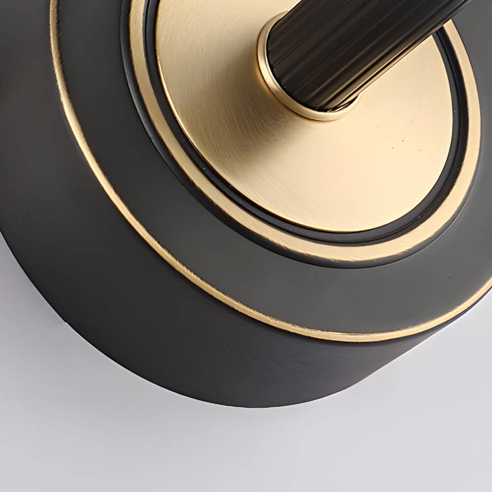 Elegant Linear Gold Black LED Vanity Light for Bathroom Vintage Style Modern Wall Lighting Fixture Glamorous Illuminated Mirror Lights Stylish Home Decor Vintage Inspired Lighting Luxury Bathroom Decor Indoor Lighting Solutions