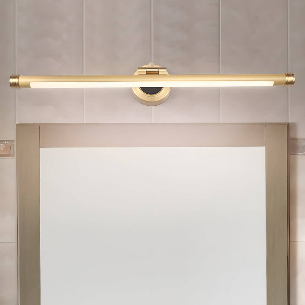 Elegant Linear Gold Black LED Vanity Light for Bathroom Vintage Style Modern Wall Lighting Fixture Glamorous Illuminated Mirror Lights Stylish Home Decor Vintage Inspired Lighting Luxury Bathroom Decor Indoor Lighting Solutions