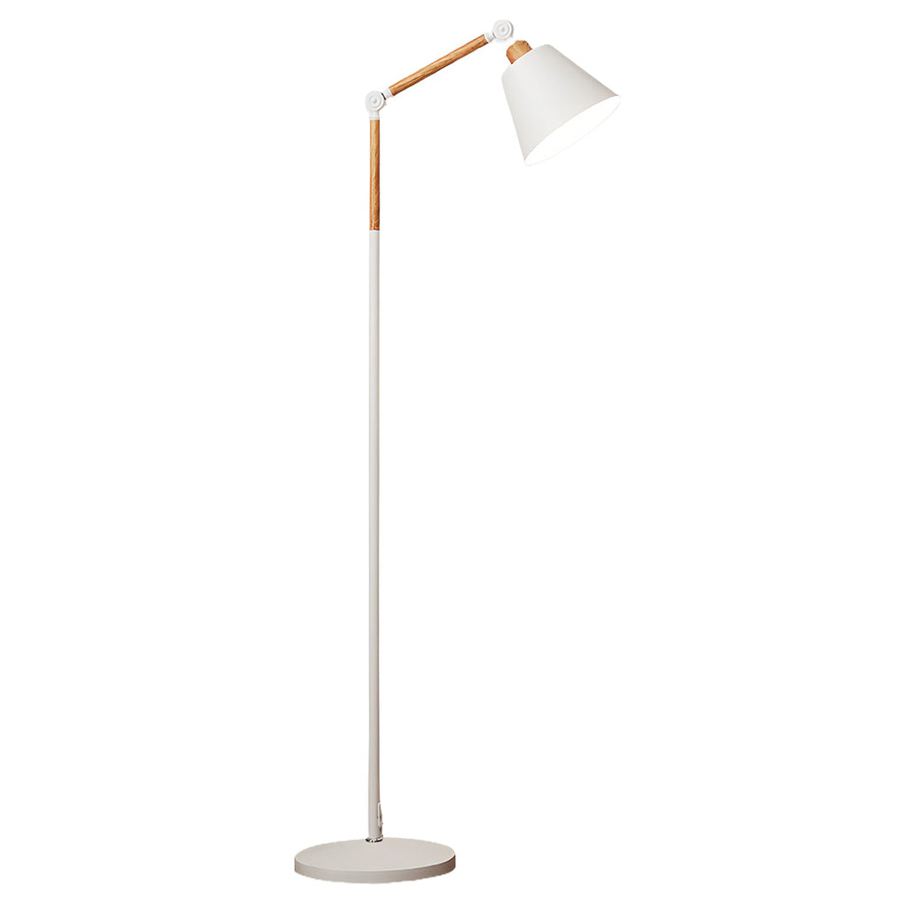 Modern Adjustable Metallic Floor Lamp - Sleek Standing Light for Home Decor