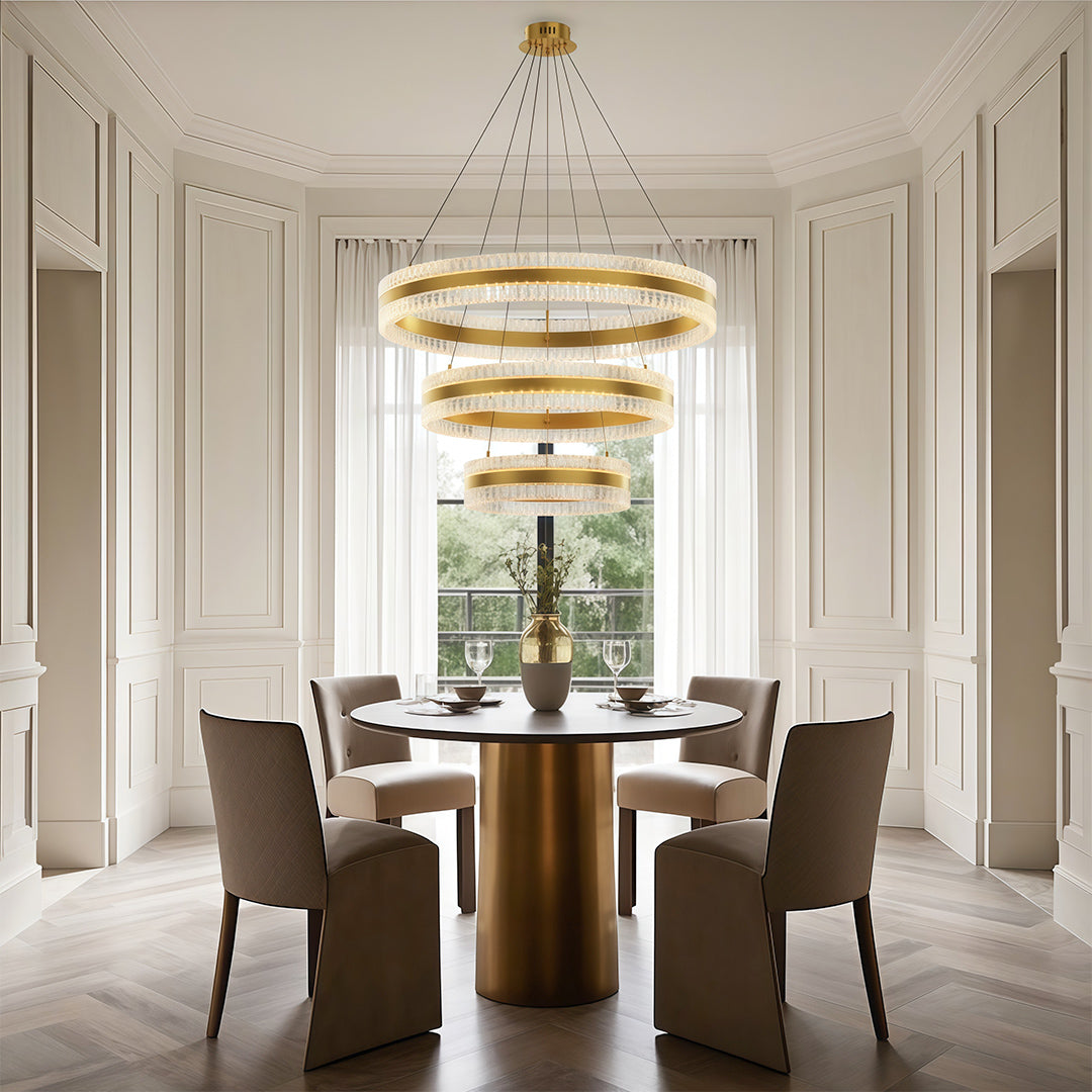 Modern Circular Minimalist Luxury Chandelier Ceiling Light