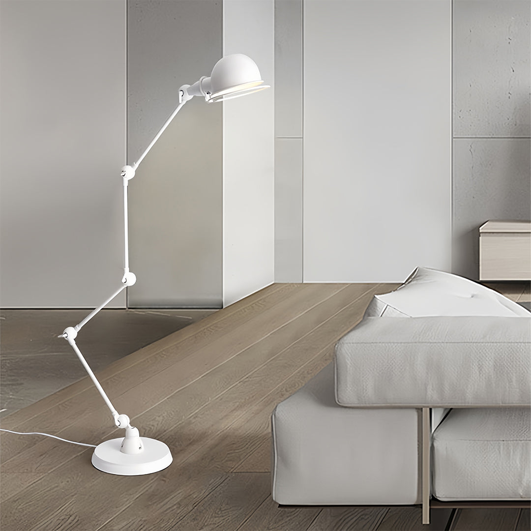 Industrial Reading Floor Lamp for Living Room - Task Standing Lamp