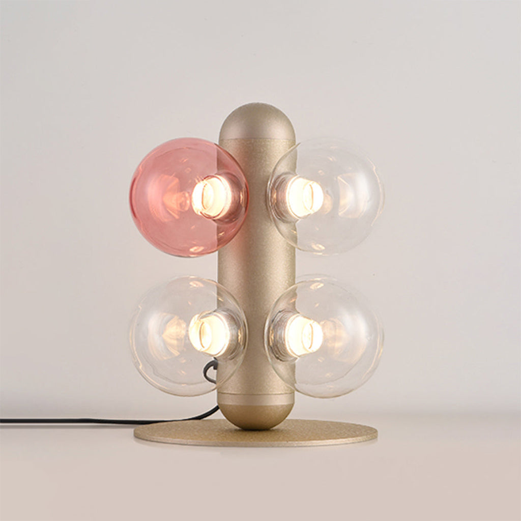 Minimalist LED Glass Bubble Table Lamp - Multi-ball Decorative Light for Home Decor