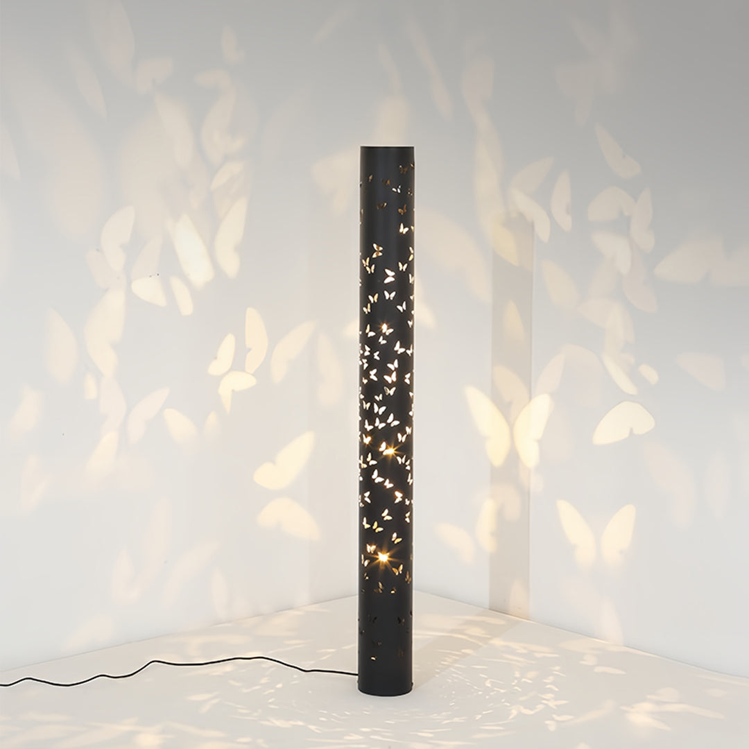 Butterfly Floor Lamp Ambient Projector Decorative Column Light