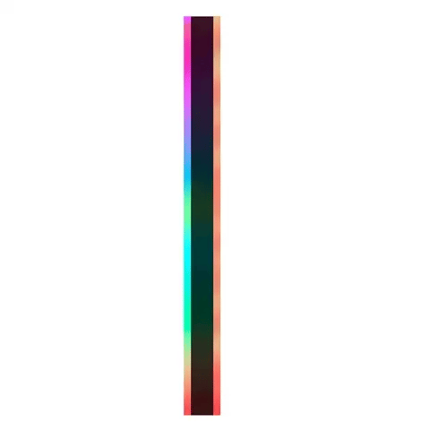 Black LED RGB Linear Wall Light - Waterproof Outdoor Lighting for Gardens & Patios