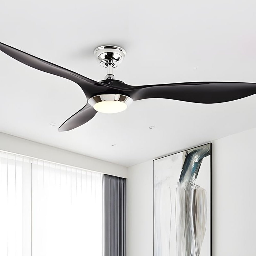 Envy 52" LED Ceiling Fan with Lights, Remote Control, 6 Speeds - Modern Living Room Fan