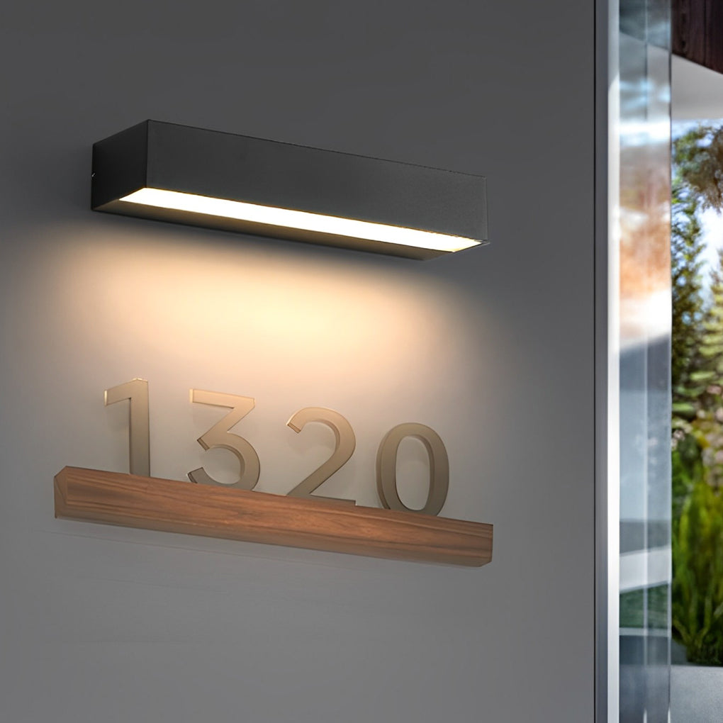 Modern Waterproof LED Door Number Light Fixture