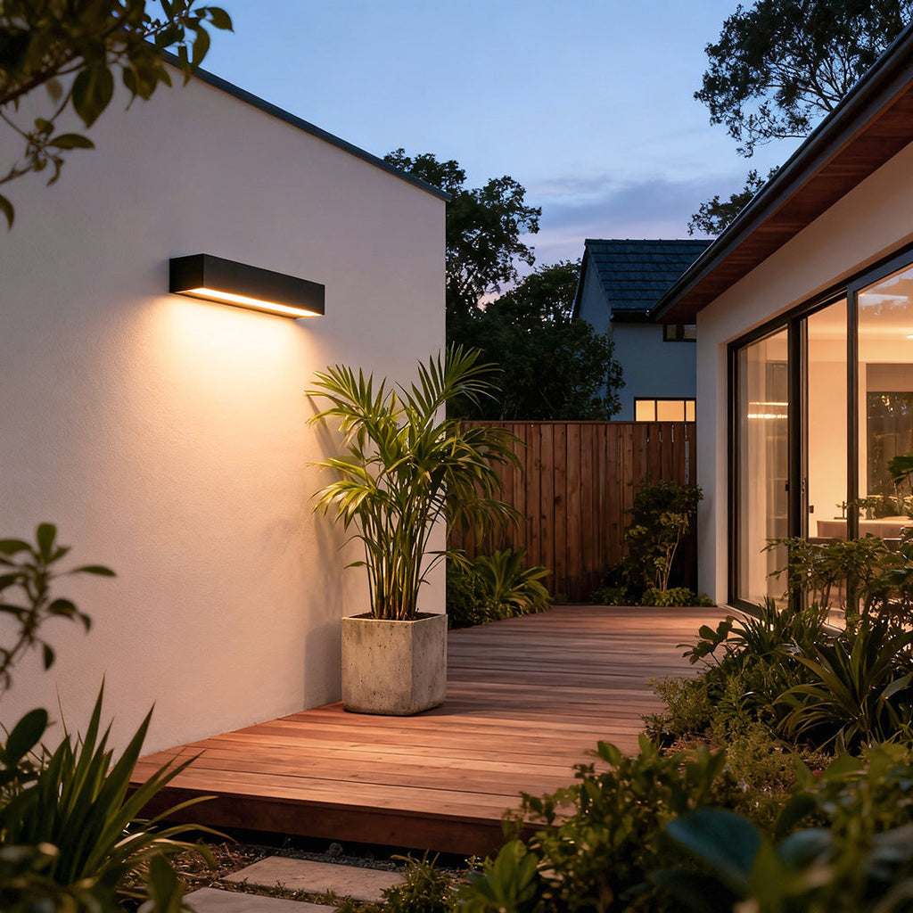 Modern Waterproof LED Door Number Light Fixture