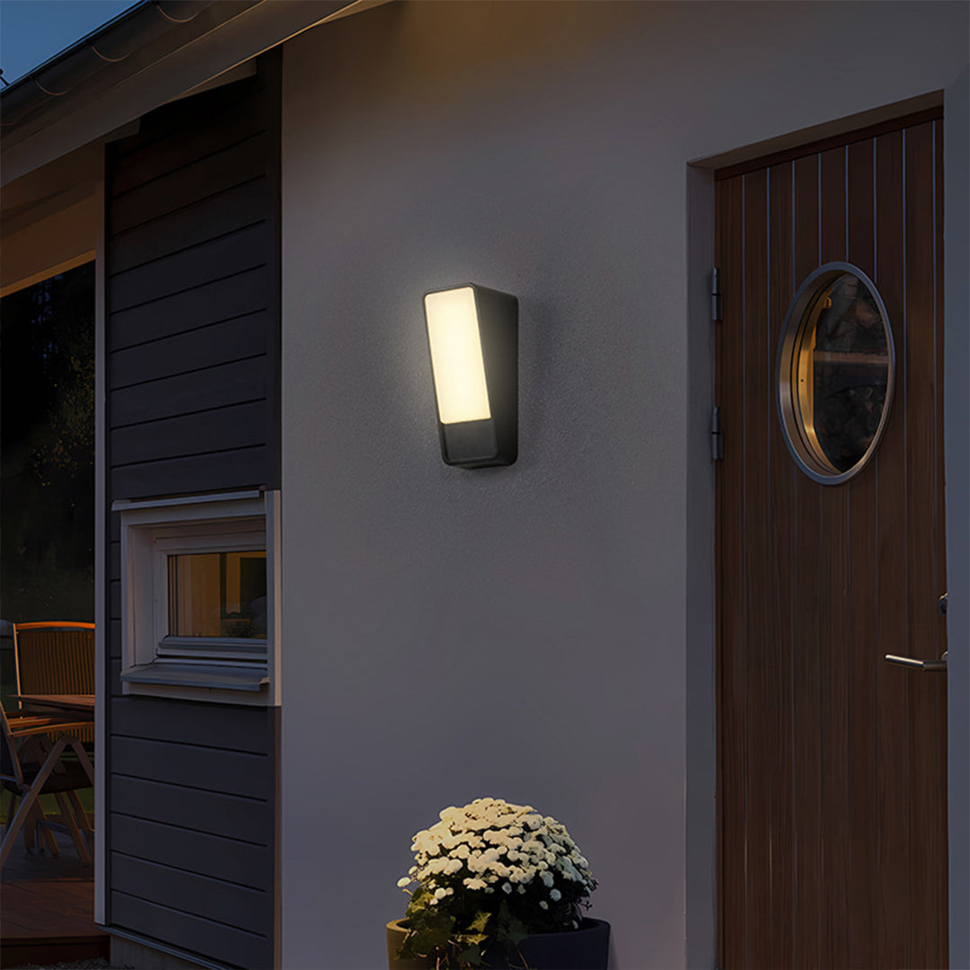 Outdoor Waterproof Square LED Wall Light - Aluminum Exterior Lighting